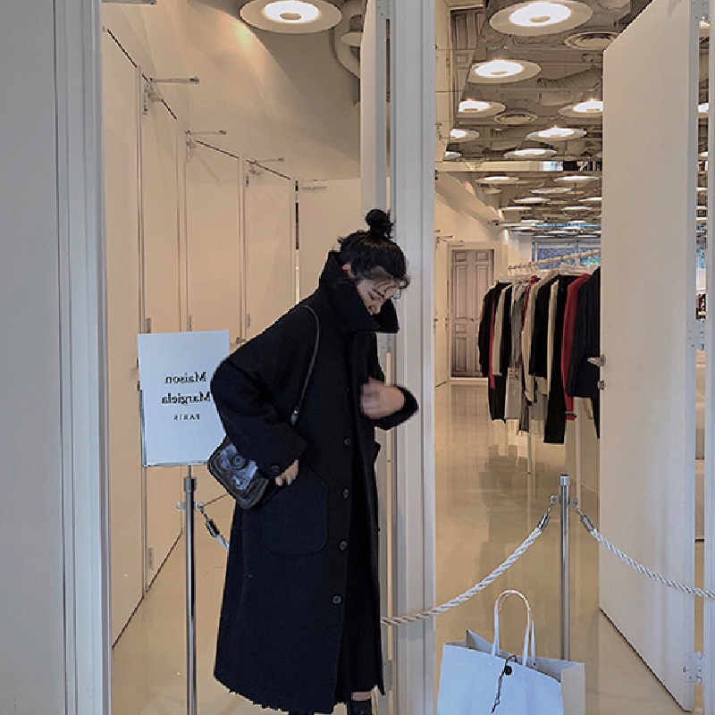 2020 New Winter Woman Woolen Cloth Coat Female Thicken Outerwear Lady Simplicity Retro Jacket Girl High Quality Overcoat, Black
2020 New Winter Woman Woolen Cloth Coat Female Thicken Outerwear Lady Simplicity Retro Jacket Girl High Quality Overcoat, Black