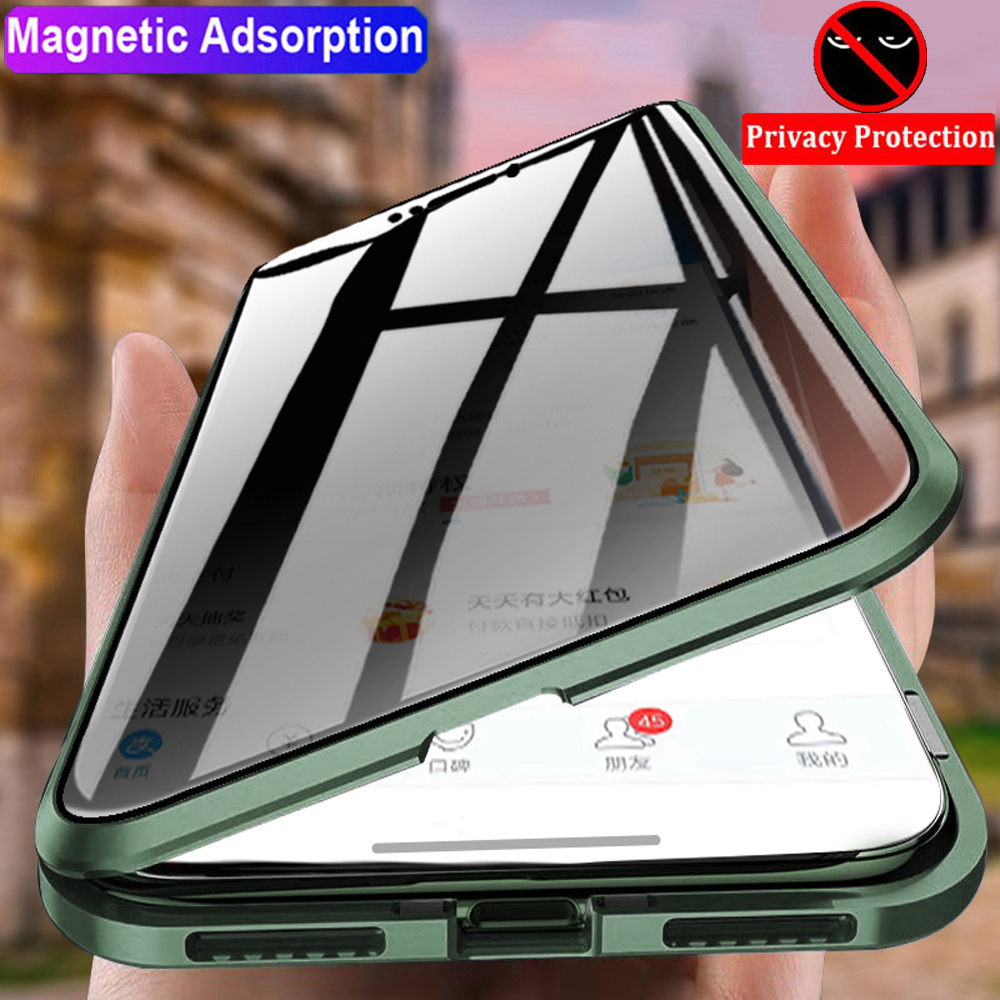 Magnetic Privacy Case for iPhone 11 XR XS Case Anti-Spy 360 Protective Magnet Case for iPhone 12 Pro 6S 7 8 Cover
Magnetic Privacy Case for iPhone 11 XR XS Case Anti-Spy 360 Protective Magnet Case for iPhone 12 Pro 6S 7 8 Cover