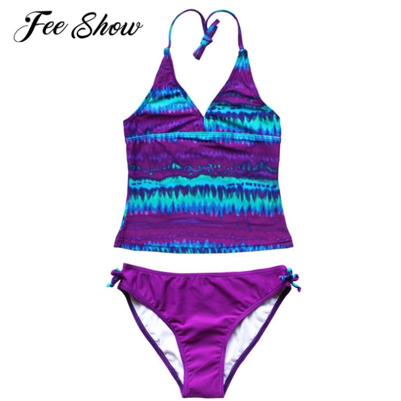 8-16 Years New striped Girls Clothes 2PCS Halter Swimsuit Kids Tankini Swimwear Children Girls Surfing Bathing Suit Set, Pink
8-16 Years New striped Girls Clothes 2PCS Halter Swimsuit Kids Tankini Swimwear Children Girls Surfing Bathing Suit Set, Pink