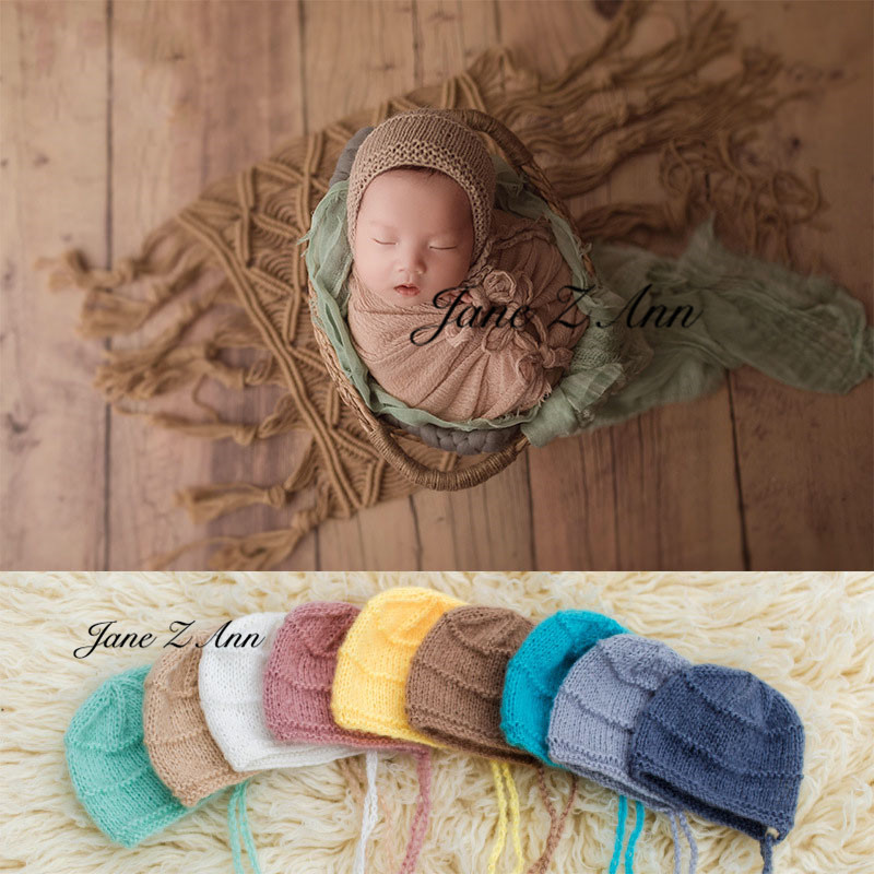 Jane Z Ann Newborn photography props hat children studio shooting hat handmade knitting soft photography clothes, White
Jane Z Ann Newborn photography props hat children studio shooting hat handmade knitting soft photography clothes, White