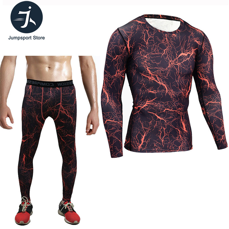 Male Running 3D T-Shirt Compression Set Men Run Jogging Suits Fitness Sports Sets Long Sleeve Shirt and Pants Gym Workout Tights
Male Running 3D T-Shirt Compression Set Men Run Jogging Suits Fitness Sports Sets Long Sleeve Shirt and Pants Gym Workout Tights