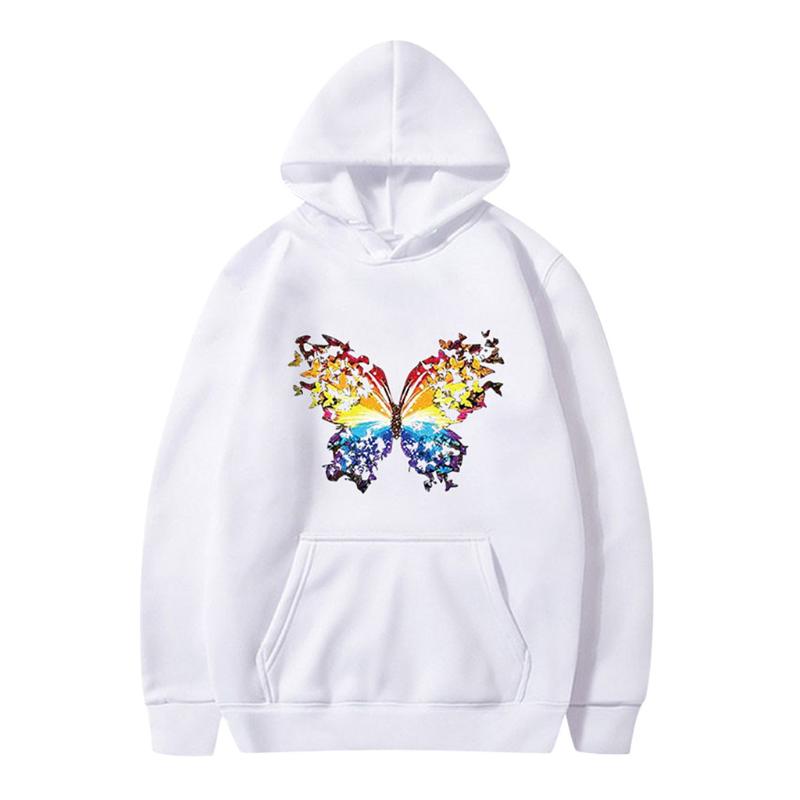 Women Autumn Spring Tops Women's Butterfly Printed Long-sleeved Hooded Sweatshirt Women Outdoor Sports top Exercise Pullover #Z
Women Autumn Spring Tops Women's Butterfly Printed Long-sleeved Hooded Sweatshirt Women Outdoor Sports top Exercise Pullover #Z