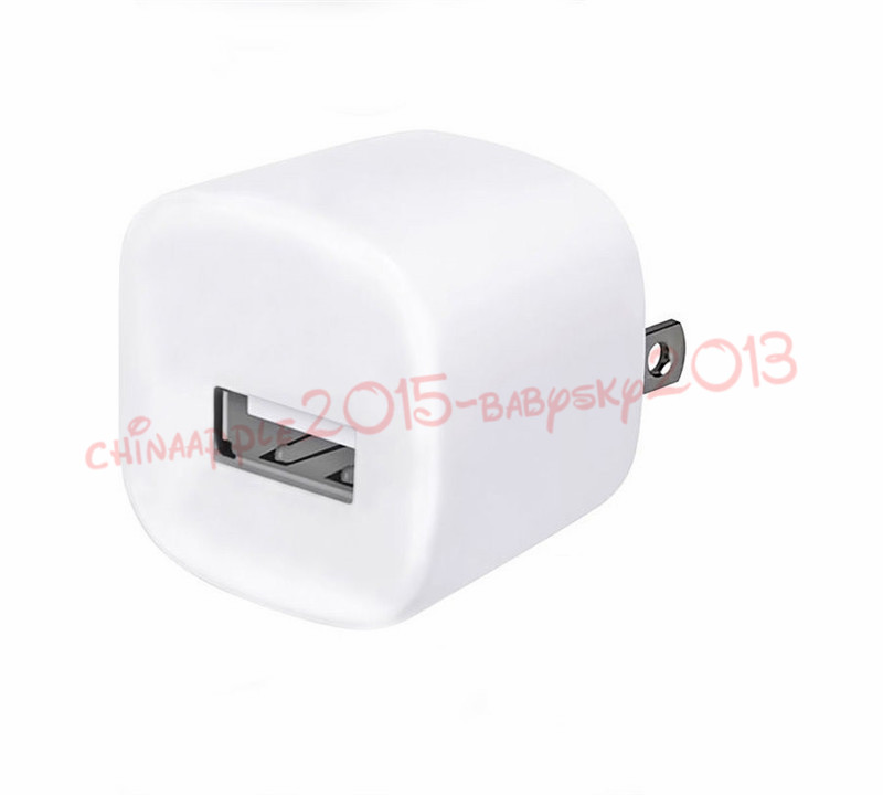 5V 1A US Ac Home Travel Wall charger Power Adapter Plug For iphone 7 8 12 13 14 Samsung Galaxy s6 s7 edge s8 s10 htc android phone mp3