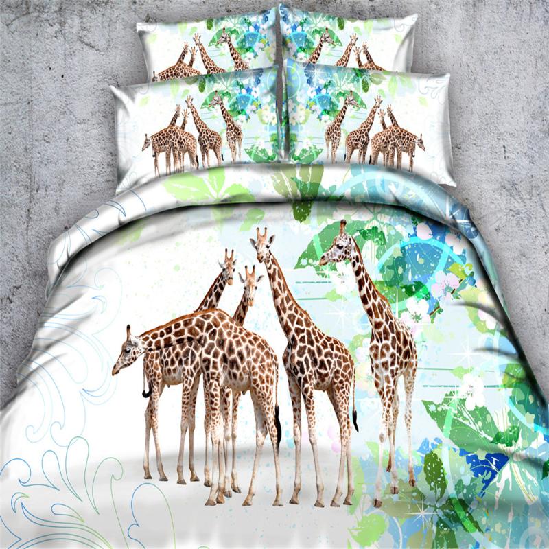 3D Giraffe Bed Duvet Cover Set Decor Students Bed Bedclothes Quilt Cover Pillowcase US Full Size Bedding Set for Children's, No-2
3D Giraffe Bed Duvet Cover Set Decor Students Bed Bedclothes Quilt Cover Pillowcase US Full Size Bedding Set for Children's, No-2
