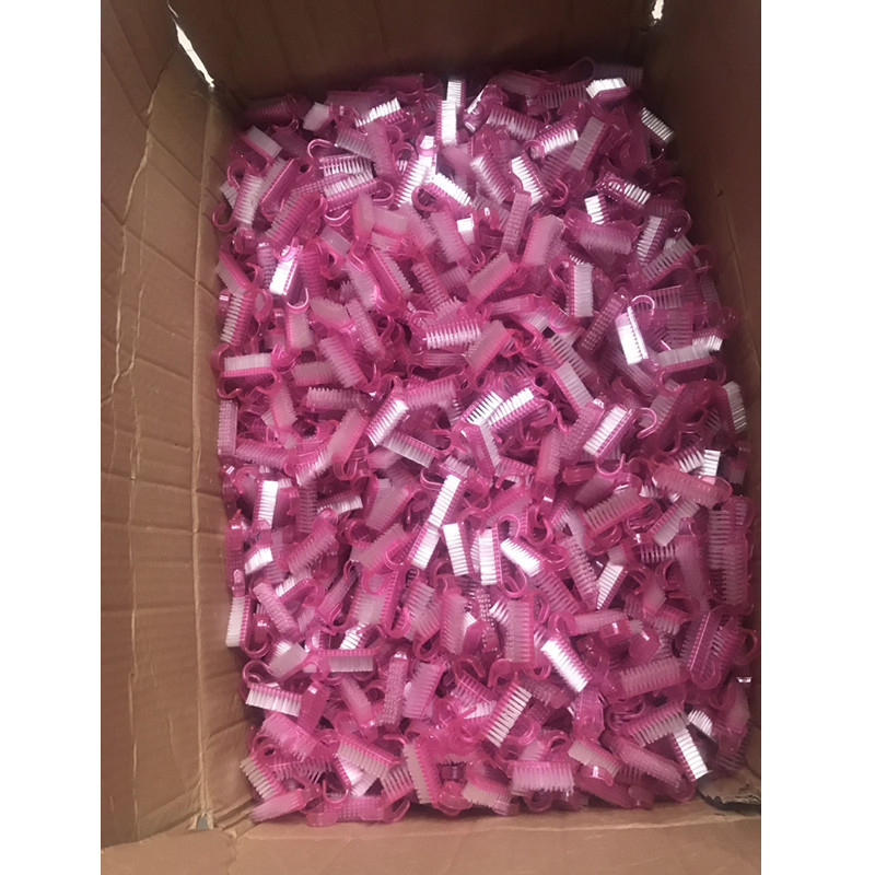 Pink Nail Cleaning Brush Dust Brush Calf Horn Brush Arte De Unas Pink Soft Nail Art Care Tool Portable After File Nail Art Tools For Women