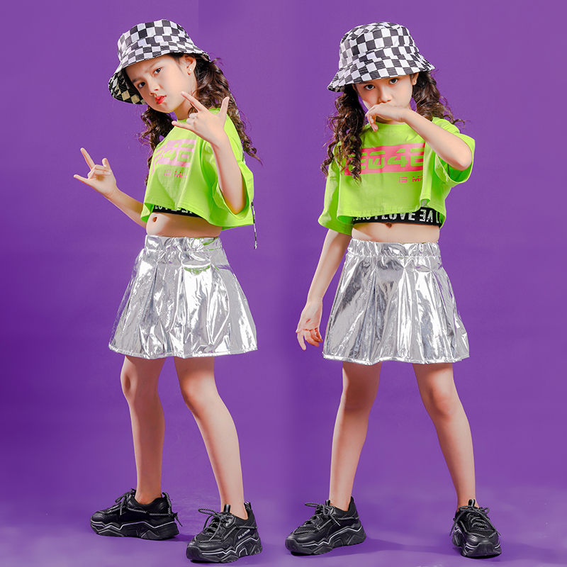 Kids Festival Hip Hop Clothing Summer Crop Top T Shirt Tank Top Vest Running Sliver skirt Girls Jazz Dance Costume Clothes, White
Kids Festival Hip Hop Clothing Summer Crop Top T Shirt Tank Top Vest Running Sliver skirt Girls Jazz Dance Costume Clothes, White