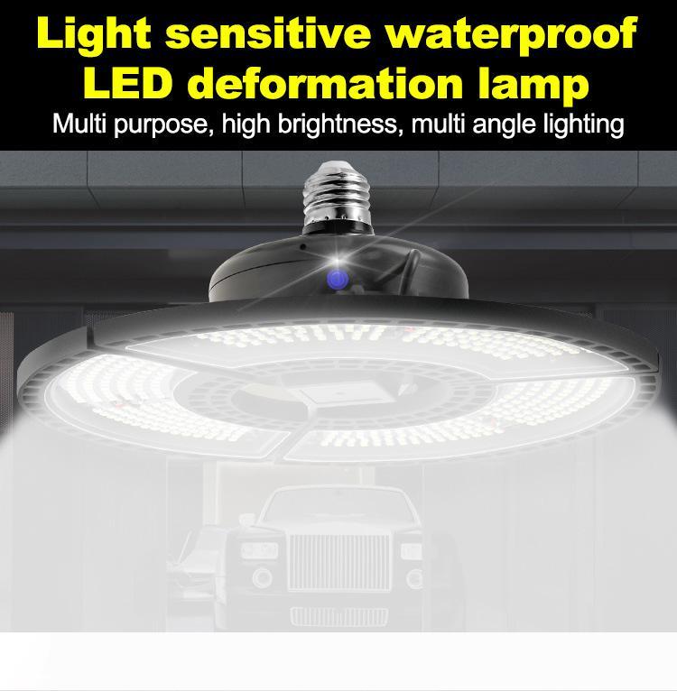 Deformable Folding Garage LED Lamp E27 Super Bright Industrial Lighting 60W 80W 100W UFO High Bay Industrial Lamp for Warehouse LED007
Deformable Folding Garage LED Lamp E27 Super Bright Industrial Lighting 60W 80W 100W UFO High Bay Industrial Lamp for Warehouse LED007