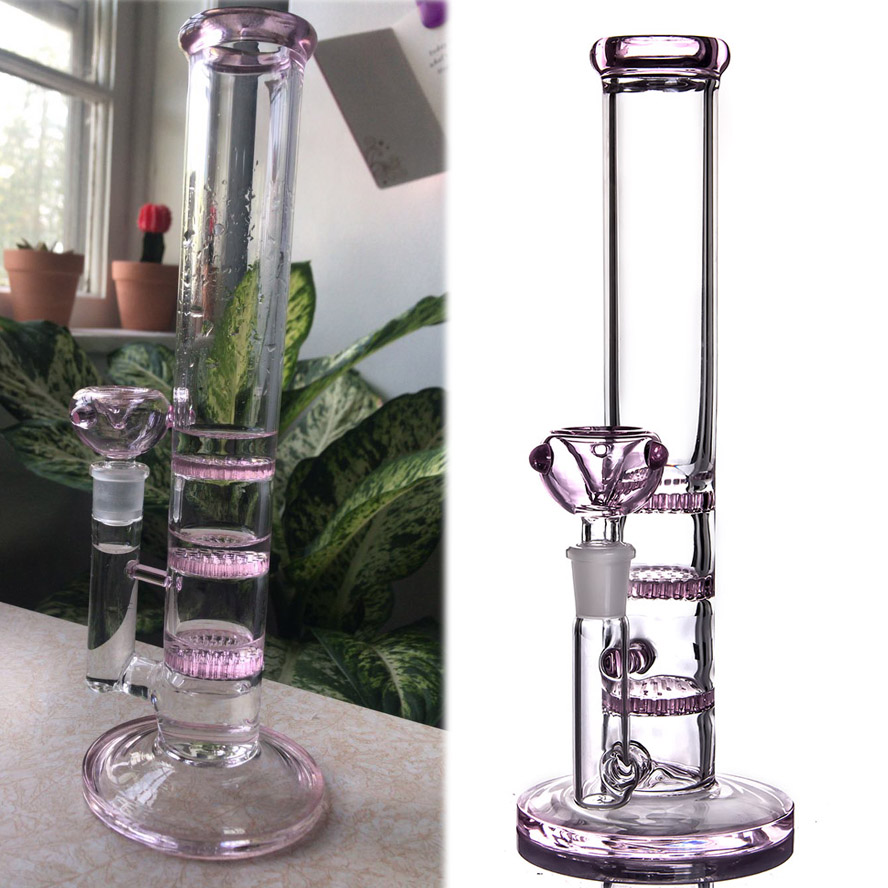 11 inchs Honeycomb Perc Percolator Bongs Smoking Glass Oil Burner Pipe Dabber Heady Dab Rigs Glass Water Bongs Hookahs With 14mm Bowl
11 inchs Honeycomb Perc Percolator Bongs Smoking Glass Oil Burner Pipe Dabber Heady Dab Rigs Glass Water Bongs Hookahs With 14mm Bowl