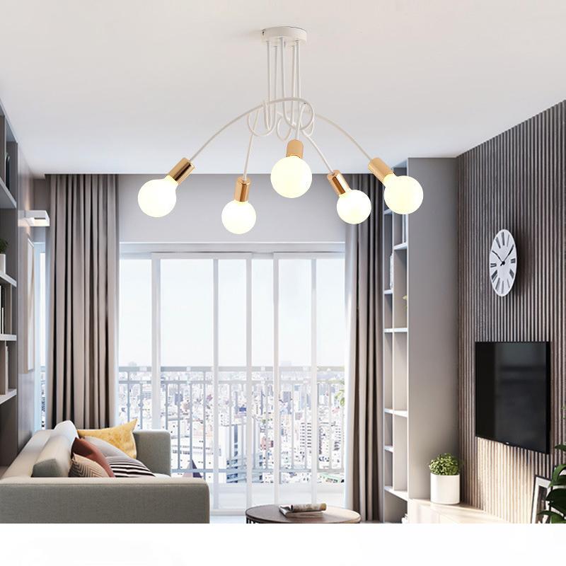Bedroom Living room lamp Nordic Japanese style simple personality golden black white chandelier modern minimalist creative lamp
Bedroom Living room lamp Nordic Japanese style simple personality golden black white chandelier modern minimalist creative lamp