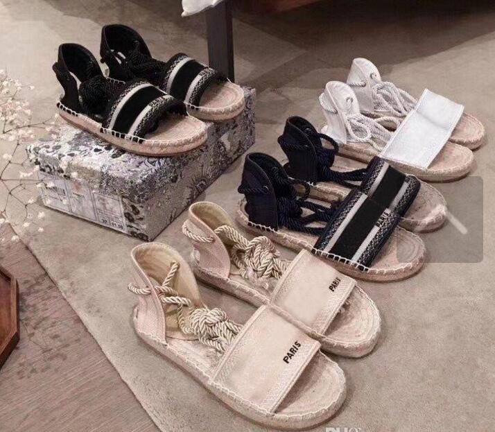 designer platform casual Sandals summer fashion Alphabet fisherman shoes luxury woman shoe Hemp rope grass woven sandals Large size 35-41, Black
designer platform casual Sandals summer fashion Alphabet fisherman shoes luxury woman shoe Hemp rope grass woven sandals Large size 35-41, Black