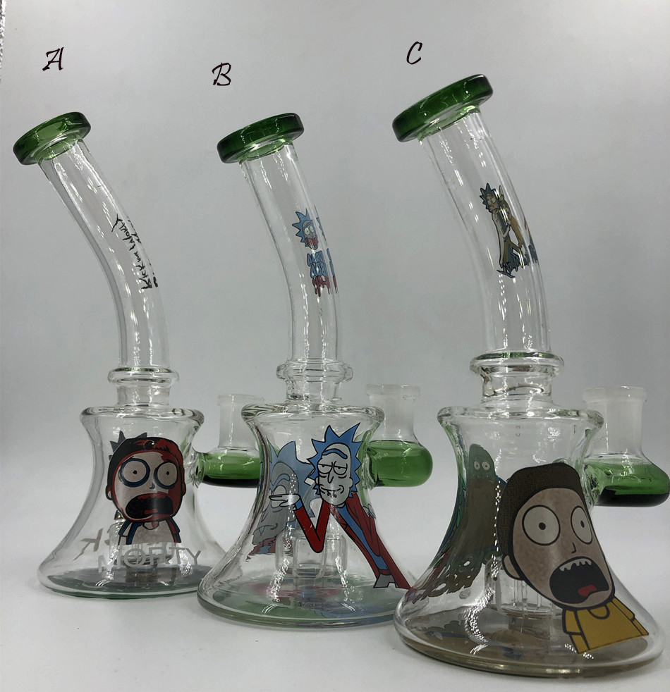 Rick Glass Water Bongs Smoke Pipe Beaker bong heady Oil Rigs Hookahs Shisha Water Pipes With 14mm Banger
Rick Glass Water Bongs Smoke Pipe Beaker bong heady Oil Rigs Hookahs Shisha Water Pipes With 14mm Banger