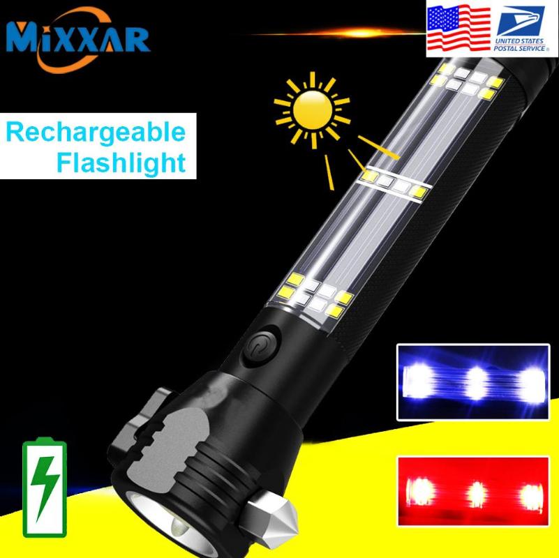 EZK20 Dropshipping LED Solar USB Rechargeable Tactical Multi-function Torch Car Emergency Tool Compass
EZK20 Dropshipping LED Solar USB Rechargeable Tactical Multi-function Torch Car Emergency Tool Compass