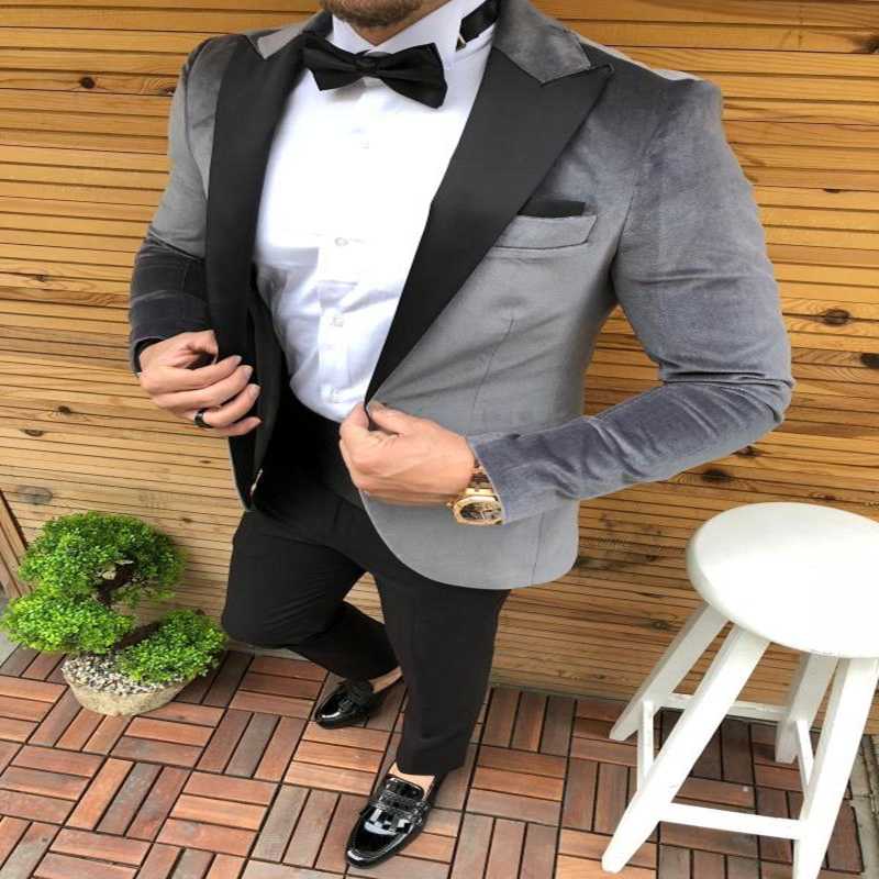 New Grey Velvet Suit Mens 2020 Wedding Suits Custom Made Slim Fit Business Suit 2 Piece Set Groom Male Tuxedos (Jacket+Pants, Khaki
New Grey Velvet Suit Mens 2020 Wedding Suits Custom Made Slim Fit Business Suit 2 Piece Set Groom Male Tuxedos (Jacket+Pants, Khaki