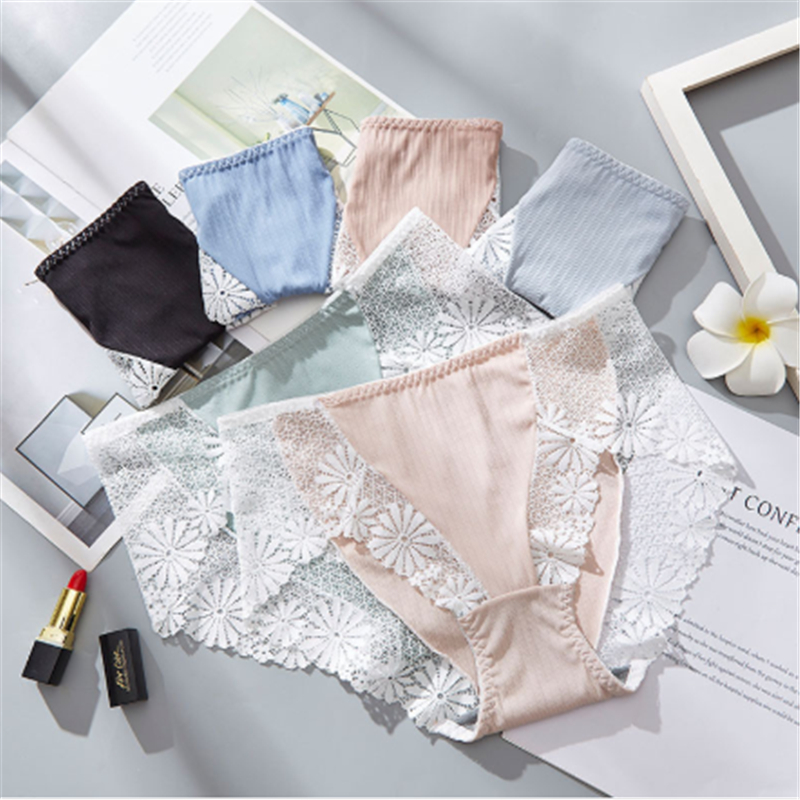 New style ice silk lace sexy breathable comfortable underwear female thread jacquard graphene antibacterial ladies briefs 4PCS, E 4pcs
New style ice silk lace sexy breathable comfortable underwear female thread jacquard graphene antibacterial ladies briefs 4PCS, E 4pcs