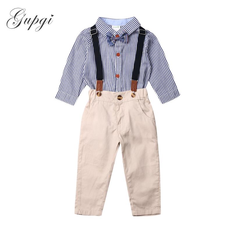 6-24M Newborn Infant Baby Boys Clothes Set Gentleman Boy Suit Long Sleeve Striped Romper Shirts Bib Pants Autumn Formal Costumes, As pic
6-24M Newborn Infant Baby Boys Clothes Set Gentleman Boy Suit Long Sleeve Striped Romper Shirts Bib Pants Autumn Formal Costumes, As pic