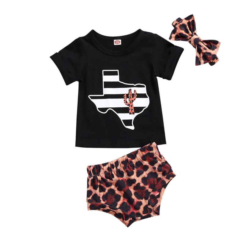 Kids Girl Shirt Summer Shorts Suit Cactus Printed O-Neck Short Sleeve Casual Headband 3Pcs Outfit, As pic
Kids Girl Shirt Summer Shorts Suit Cactus Printed O-Neck Short Sleeve Casual Headband 3Pcs Outfit, As pic