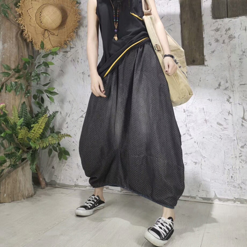 FairyNatural Women Plus Size Loose Summer Autumn Denim Skirt 2020 Ladies Vintage Casual Spliced Cotton Jeans Skirts, Black
FairyNatural Women Plus Size Loose Summer Autumn Denim Skirt 2020 Ladies Vintage Casual Spliced Cotton Jeans Skirts, Black