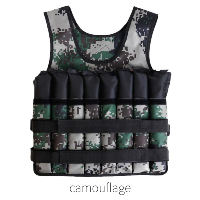 2020 Camouflage Loading Weighted Vest For Boxing Training Workout Fitness Equipment Adjustable Waistcoat Jacket Sand Clothing, Black
2020 Camouflage Loading Weighted Vest For Boxing Training Workout Fitness Equipment Adjustable Waistcoat Jacket Sand Clothing, Black