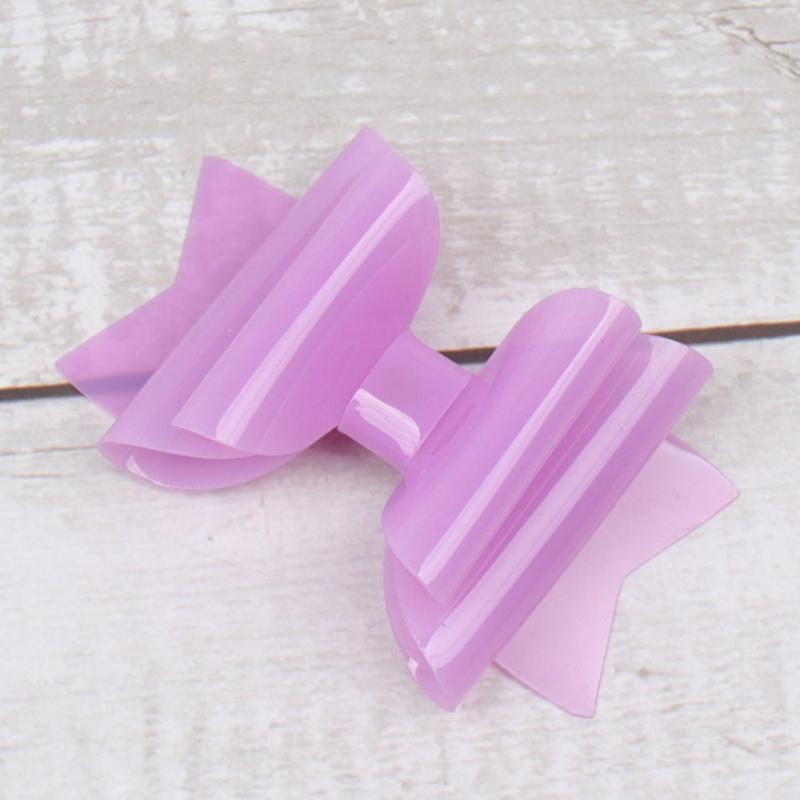 Cheer Bows 3" Chunky Jelly Bows Waterproof Hair Clip for Girl Summer Hairpin Candy Color Hairgrip Baby Kids Hair Accessories