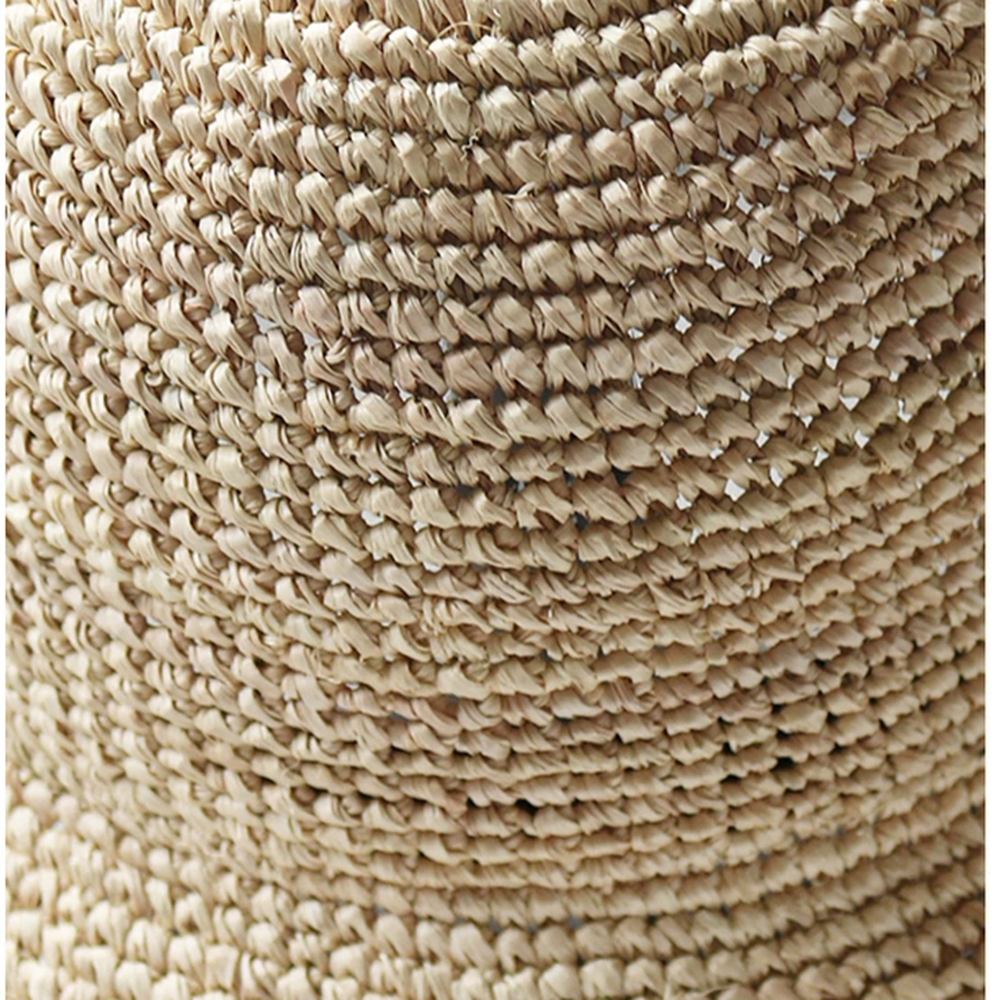 Hand made Summer Hats For Women Straw Sun Hat Bucket cap Raffia Lady Girls Panama Beach Hats Floppy Female Travel Folding Cap CX200714