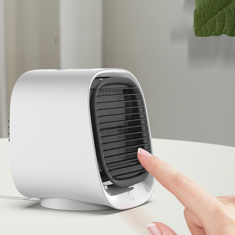 2020New Portable Air Conditioner Multifunction Humidifier Purifier USB Desktop Air Cooler Fan With Water Tank Home Handheld Humid