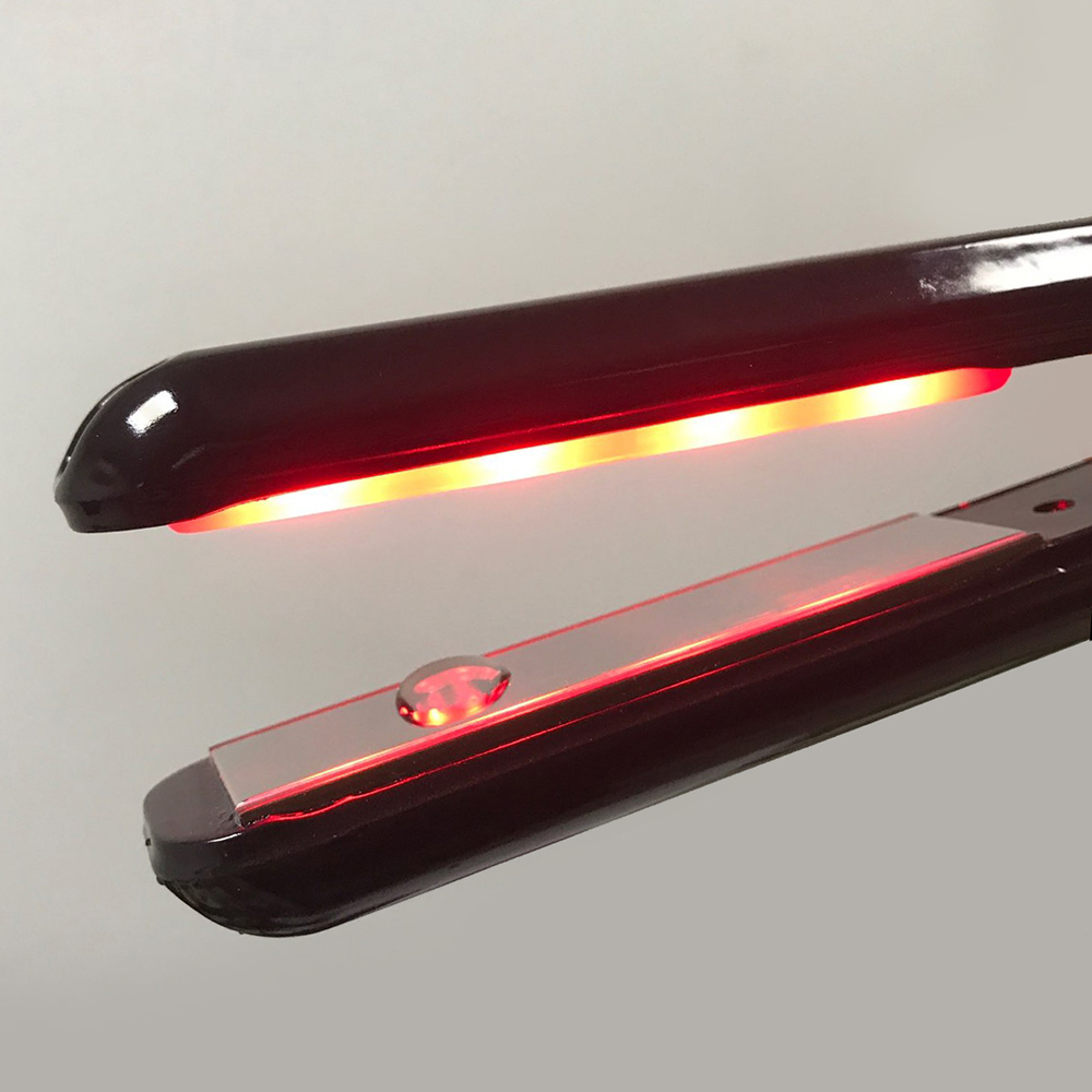 2019 Ultrasonic Infrared Hair Care Iron LCD Display Hair Treatment Iron Keratin Argan Oil Recover Hair Smooth Treatment Iron CX200721