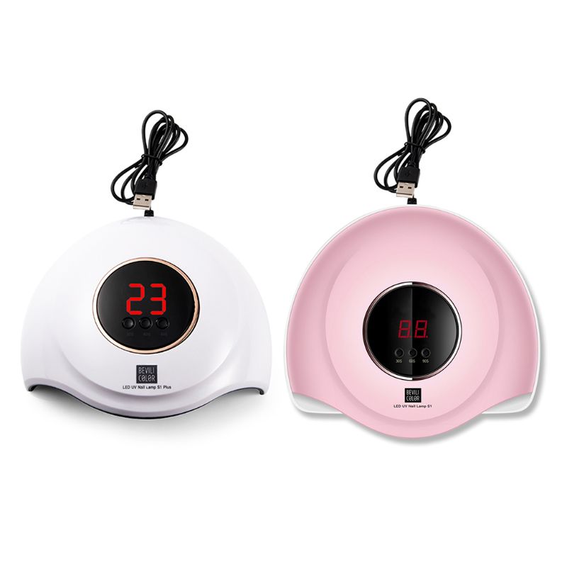 48W Professional UV LED Nail Polish Dryer Lamp Gel Curing Light Manicure Tool 449D, Pink
48W Professional UV LED Nail Polish Dryer Lamp Gel Curing Light Manicure Tool 449D, Pink