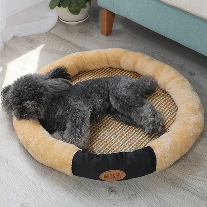Summer Cool Dog Beds Cute Pet Nest Best Selling Pet Supplies Extra Comfy Plush Rim Cushion and Nonslip Bottom Cat Dog Mat, Pink
Summer Cool Dog Beds Cute Pet Nest Best Selling Pet Supplies Extra Comfy Plush Rim Cushion and Nonslip Bottom Cat Dog Mat, Pink