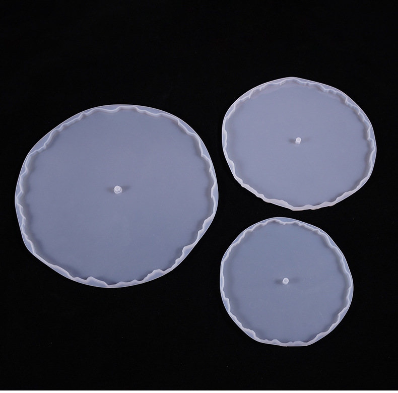 Three Layer Fruit Tray Silicone Mold Cake Stand Epoxy Resin Tray Plate DIY Resin Coaster Mold Handmade Crystal Epoxy Plate Home Decoration