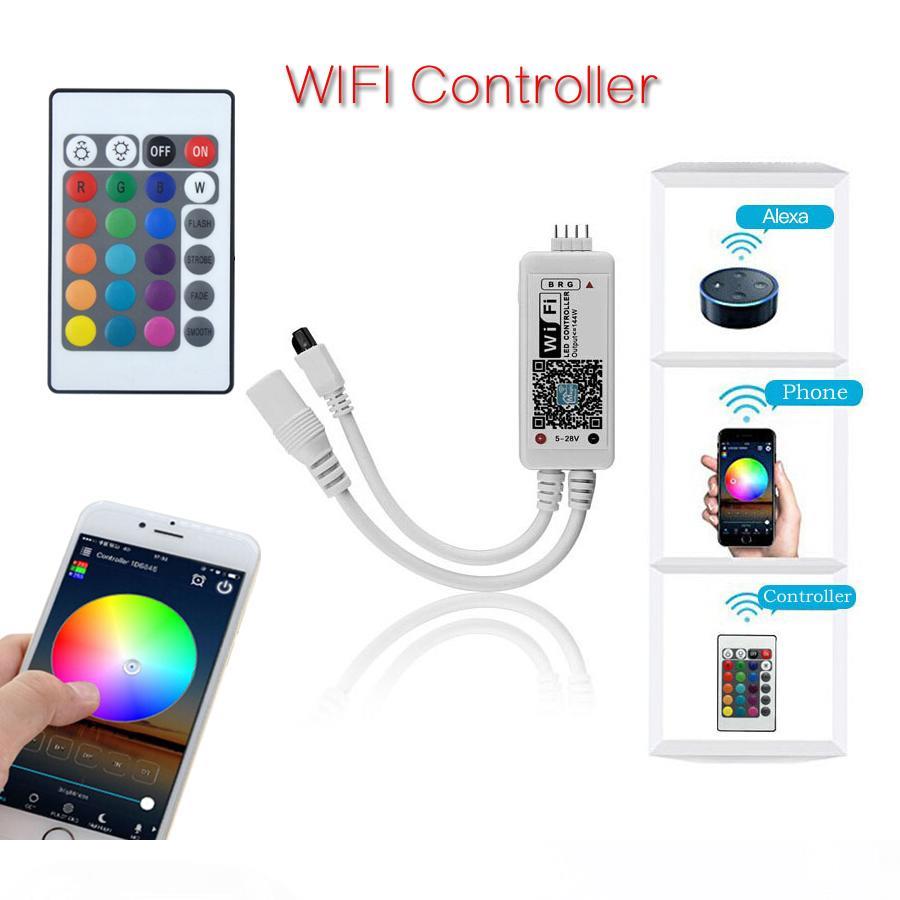 RGB LED Strip Tape SMD 5050 RGB Strip Light 60led m Waterproof Non Waterproof Flexible LED Ribbon + WIFI control + Power supply
RGB LED Strip Tape SMD 5050 RGB Strip Light 60led m Waterproof Non Waterproof Flexible LED Ribbon + WIFI control + Power supply