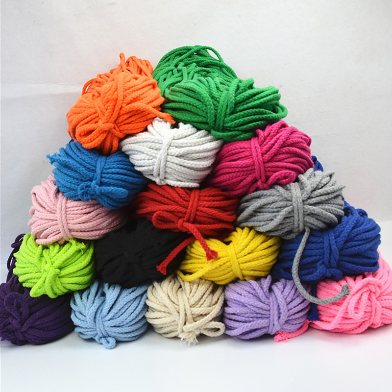 12 Colors 90 Meters Colorful Cotton Rope 7mm Round Thick High Strength Woven Rope For Handbag Craft Home Decorative Accessories
12 Colors 90 Meters Colorful Cotton Rope 7mm Round Thick High Strength Woven Rope For Handbag Craft Home Decorative Accessories