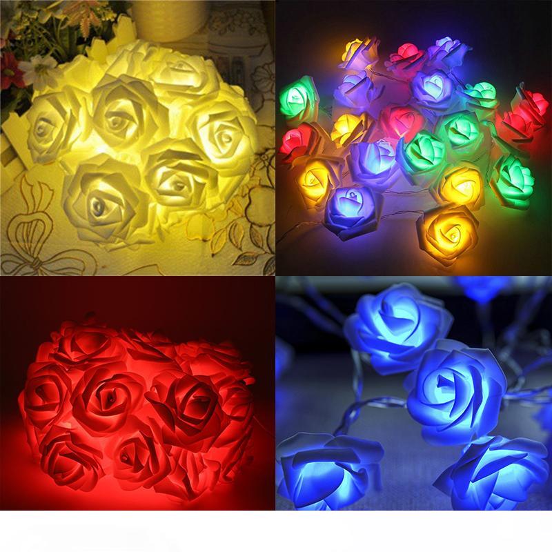 Rose Flower LED String Lights Garland LED Holiday Fairy Lighting Battery Powered 3M 6M Decoration Lamp for Wedding Garden Party Valentine 
Rose Flower LED String Lights Garland LED Holiday Fairy Lighting Battery Powered 3M 6M Decoration Lamp for Wedding Garden Party Valentine