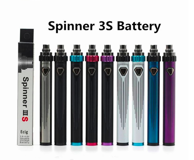 100% original Vision Spinner III IIIS 1600mAh Spinner 3 3S Variable Voltage Battery Top Twist Vs ESMA-T Ola X VV Battery DHL Free
100% original Vision Spinner III IIIS 1600mAh Spinner 3 3S Variable Voltage Battery Top Twist Vs ESMA-T Ola X VV Battery DHL Free