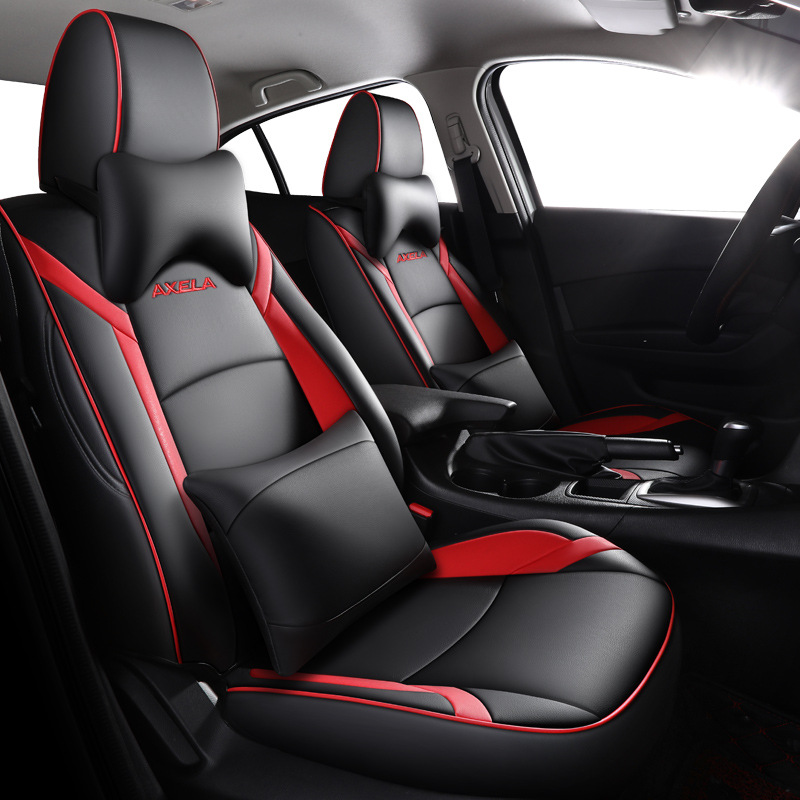 xury quality Car Seat Cover for Mazda 3 Axela 2014 leather fit Four Seasons Auto Styling Accessories