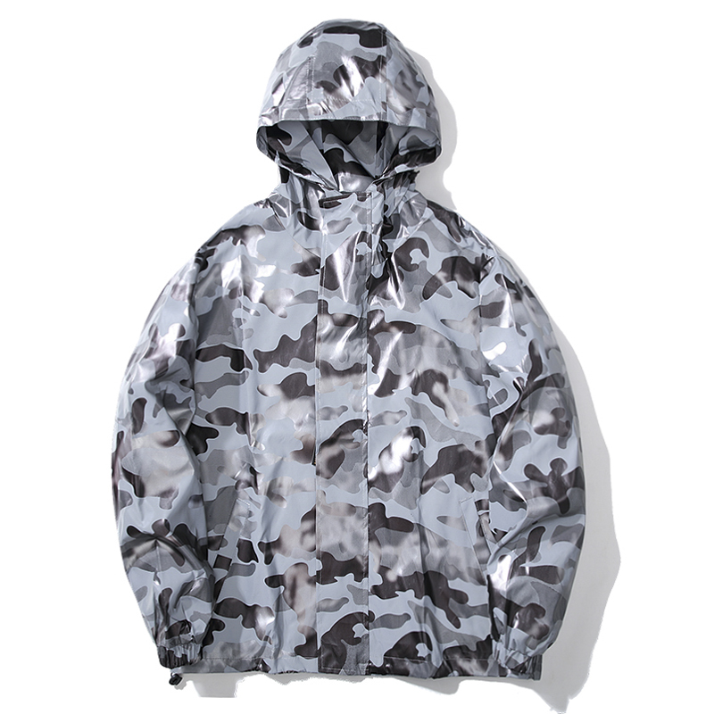 2021 autumn Men /women windbreaker 3m reflective jacket casual hip hop Hooded Camo coats streetwear night shiny harajuku jackets, Black;brown
2021 autumn Men /women windbreaker 3m reflective jacket casual hip hop Hooded Camo coats streetwear night shiny harajuku jackets, Black;brown