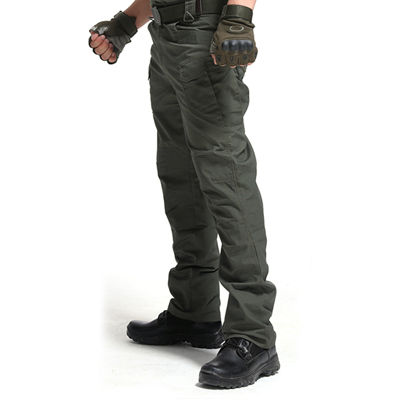 Men's Pants High Quality City Tactical Cargo Men Waterproof Work Long With Pockets Loose Trousers Many S-3XL