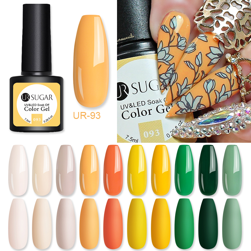 UR SUGAR 62 Colors Gel Nail Polish White Gel UV Nail Matte Base Top Polish Soak Off UV Varnish Paint 7.5ml Art, Ur-70
UR SUGAR 62 Colors Gel Nail Polish White Gel UV Nail Matte Base Top Polish Soak Off UV Varnish Paint 7.5ml Art, Ur-70