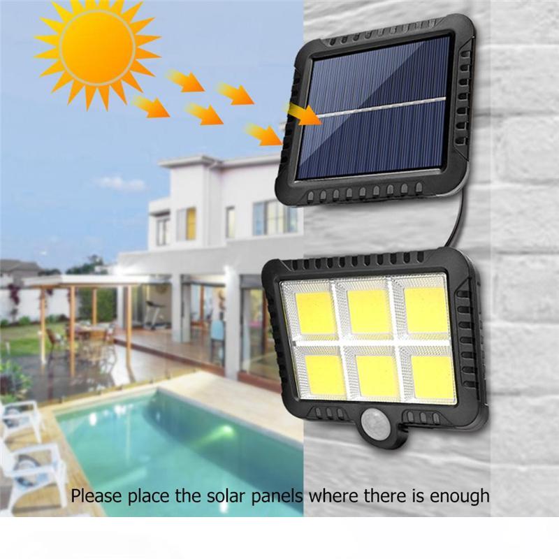 COB 120 LED solar lights Motion Sensor Waterproof Outdoor Road garden lamp street lamp Stand Outdoor Night Lighting
COB 120 LED solar lights Motion Sensor Waterproof Outdoor Road garden lamp street lamp Stand Outdoor Night Lighting