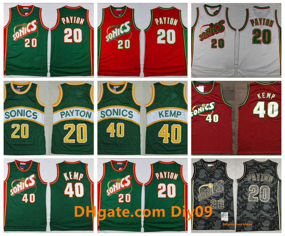 Mitchell Ness 1995-96 20 Gary Payton Seattle SuperSonics Throwback Jersey Shawn Kemp Retro Hardwood Classics Basketball Jerseys, Show
Mitchell Ness 1995-96 20 Gary Payton Seattle SuperSonics Throwback Jersey Shawn Kemp Retro Hardwood Classics Basketball Jerseys, Show