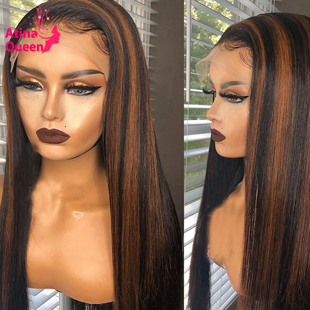 Pre Plucked Full Lace Human Hair Wigs Black Women 13x6 Lace Front Wig Remy 1B 30 Brown Highlight Colored 360 Lace Frontal Wig, Medium brown
Pre Plucked Full Lace Human Hair Wigs Black Women 13x6 Lace Front Wig Remy 1B 30 Brown Highlight Colored 360 Lace Frontal Wig, Medium brown