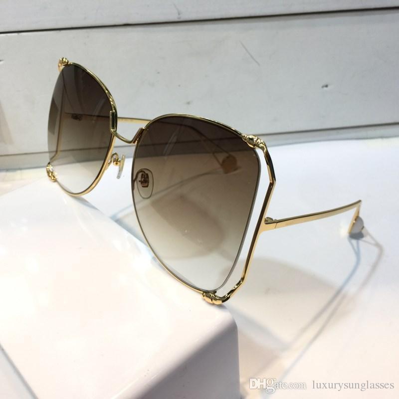 Luxury 0252 Sunglasses Women Designer Popular Fashion Big Hollow Frame Summer Style Top Quality UV Protection Lens Come With Case, White;black
Luxury 0252 Sunglasses Women Designer Popular Fashion Big Hollow Frame Summer Style Top Quality UV Protection Lens Come With Case, White;black