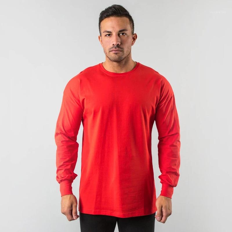 Neck Sport Tshirt Male Fashion Clothes Mens Fitness Long Sleeve Tshirt Solid Color Loose Crew
Neck Sport Tshirt Male Fashion Clothes Mens Fitness Long Sleeve Tshirt Solid Color Loose Crew