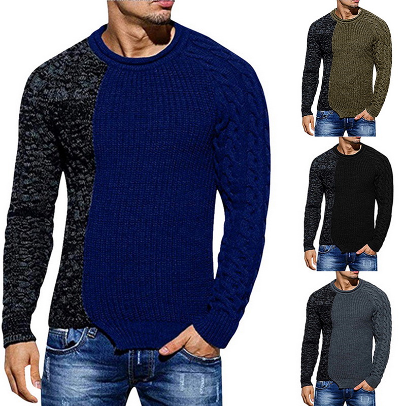 Sfit Men' Fashion Round Neck Personality Color Matching Wild Pullover Slim Sweater versatile pullover slim sweater, Khaki
Sfit Men' Fashion Round Neck Personality Color Matching Wild Pullover Slim Sweater versatile pullover slim sweater, Khaki