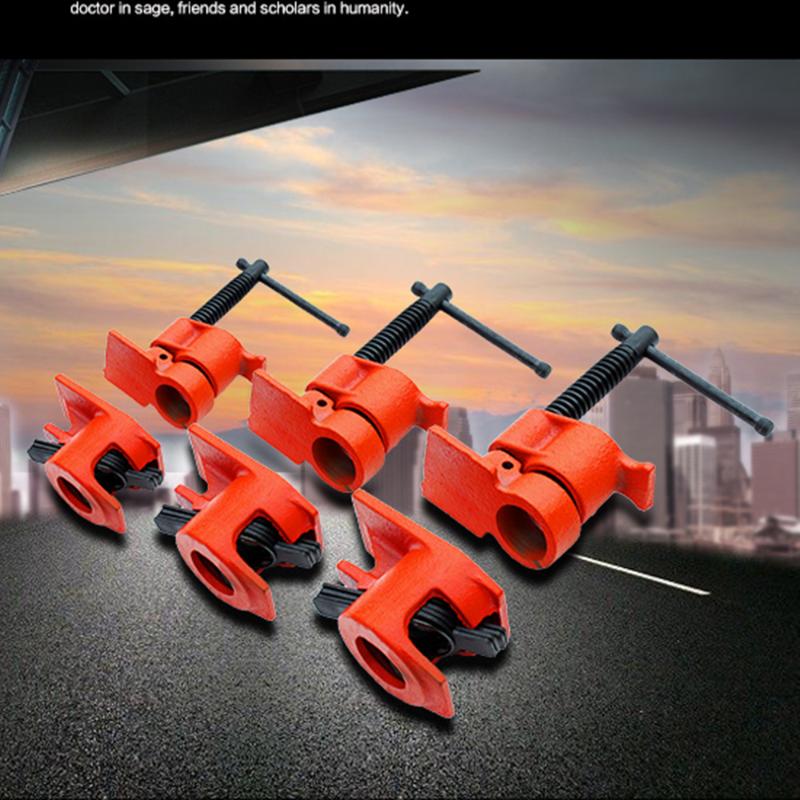1 2 3 4 Inch Heavy Duty Pipe Clamp for Woodworking Wood Gluing Pipe Clamp Steel Cast Iron Fixture Carpenter Hand Tool
1 2 3 4 Inch Heavy Duty Pipe Clamp for Woodworking Wood Gluing Pipe Clamp Steel Cast Iron Fixture Carpenter Hand Tool
