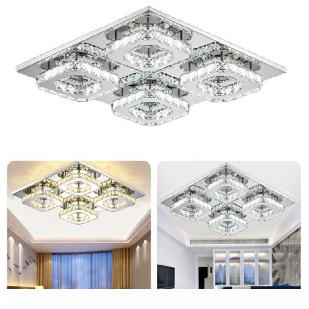 Crystal Square Ceiling Lamp Modern LED Ceiling Lights Fixture USA Warehouse Delivery 48W Crystal Square Hanging Lamp Bright Crystal Lamp
Crystal Square Ceiling Lamp Modern LED Ceiling Lights Fixture USA Warehouse Delivery 48W Crystal Square Hanging Lamp Bright Crystal Lamp