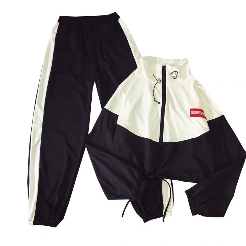 Top + trousers casual large Sports suit two piece short set women Autumn Suit Women' Loose Long Sleeves Two-piece pants, White
Top + trousers casual large Sports suit two piece short set women Autumn Suit Women' Loose Long Sleeves Two-piece pants, White