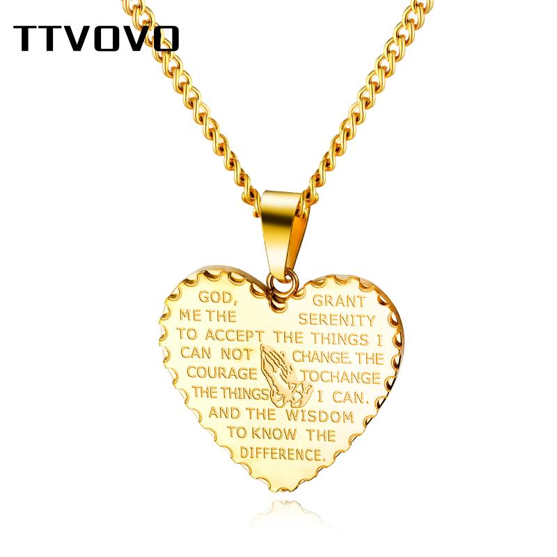 TTVOVO Bible Verse Coin Medal Brand Praying Hands Pendant Necklace for Men Vintage Gold Color Stainless Steel Christian Jewelry
TTVOVO Bible Verse Coin Medal Brand Praying Hands Pendant Necklace for Men Vintage Gold Color Stainless Steel Christian Jewelry