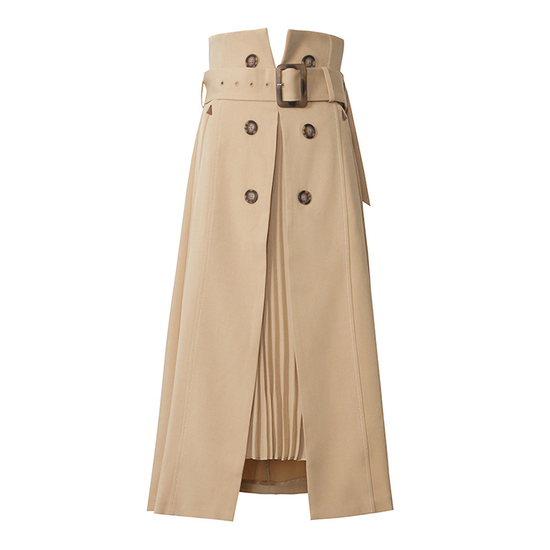 Office Lady Elegant Patchwork Pleated Split Women Skirts High Waist With Sashes Irregular Hem Casual A-Line Skirt Female Spring, Cnl0136
Office Lady Elegant Patchwork Pleated Split Women Skirts High Waist With Sashes Irregular Hem Casual A-Line Skirt Female Spring, Cnl0136