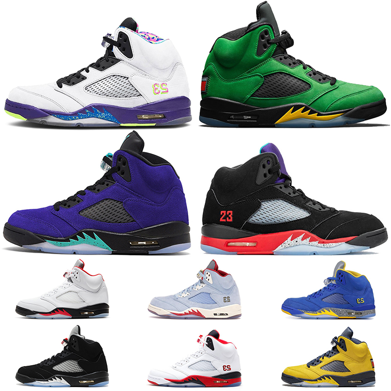 Jumpman 5 purple grape 5s SE Oregon Alternate Bel mens basketball shoes Fire Red mens trainers Sneakers size 13, #34 wings 40-47
Jumpman 5 purple grape 5s SE Oregon Alternate Bel mens basketball shoes Fire Red mens trainers Sneakers size 13, #34 wings 40-47