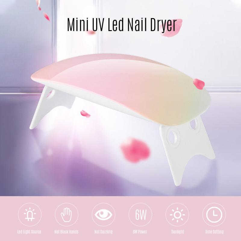 6W Mini Nail Lamp USB UV Led Nail Dryer Machine Home Use Portable Drying Lamp for Gel Varnish Machine Art
6W Mini Nail Lamp USB UV Led Nail Dryer Machine Home Use Portable Drying Lamp for Gel Varnish Machine Art